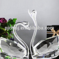 Hermoso cisne de cristal para deshierbar regalos o recuerdos